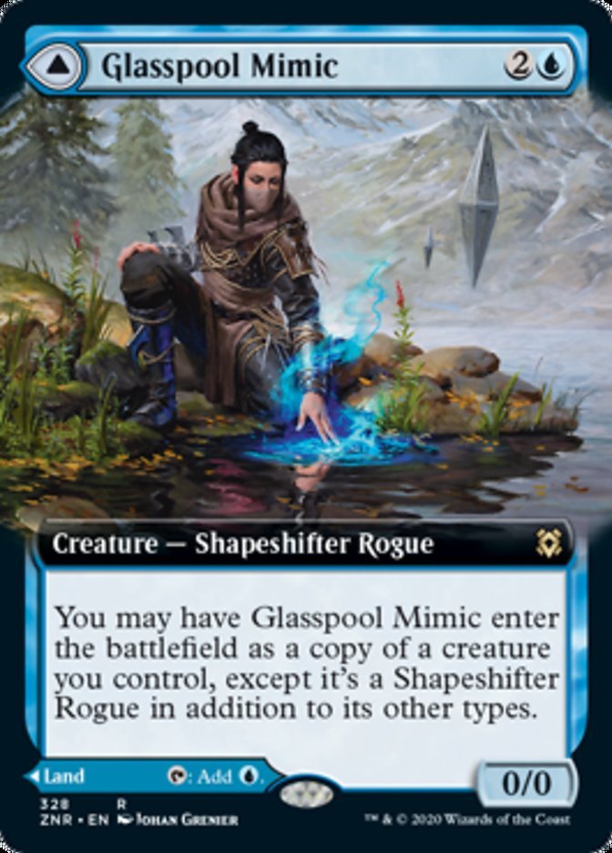 Glasspool Mimic // Glasspool Shore (Extended Art) front