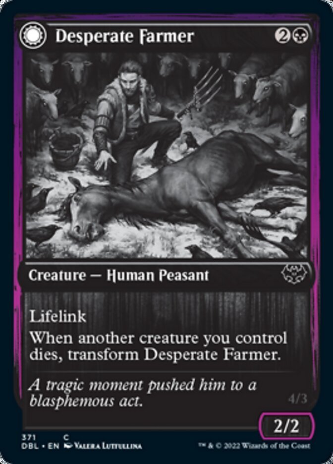 Desperate Farmer // Depraved Harvester front